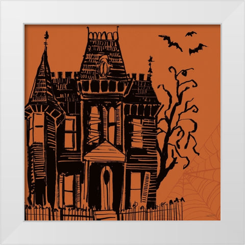 Haunted IV White Modern Wood Framed Art Print by Tavoletti, Anne