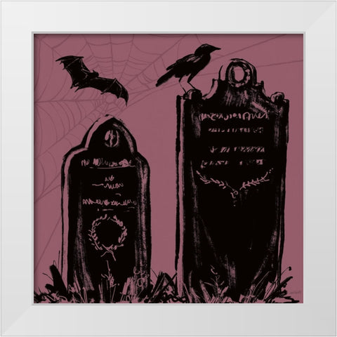 Haunted VIII White Modern Wood Framed Art Print by Tavoletti, Anne