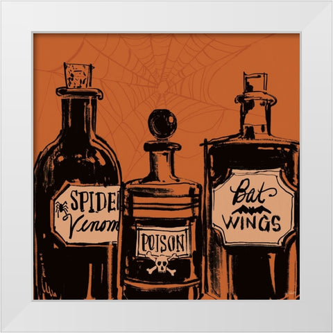 Haunted IX White Modern Wood Framed Art Print by Tavoletti, Anne