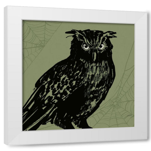 Haunted X White Modern Wood Framed Art Print by Tavoletti, Anne