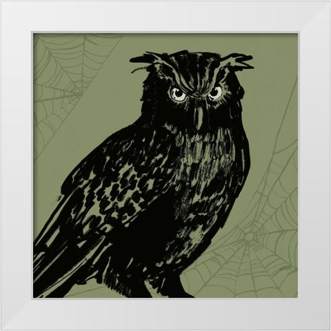 Haunted X White Modern Wood Framed Art Print by Tavoletti, Anne