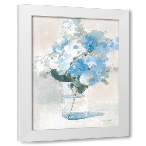 Vintage Bouquet IV White Modern Wood Framed Art Print by Nai, Danhui