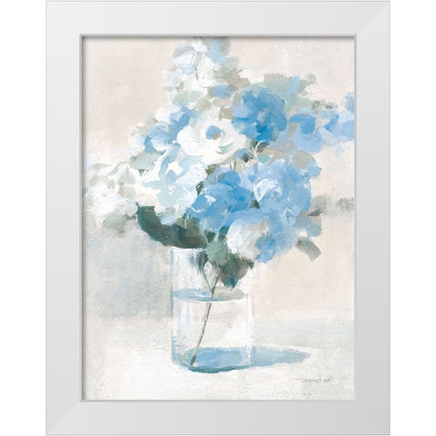 Vintage Bouquet IV White Modern Wood Framed Art Print by Nai, Danhui