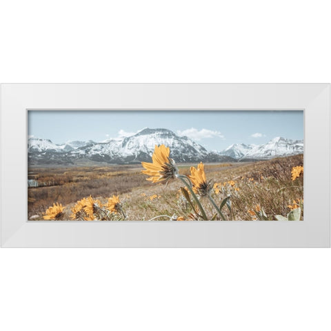Crop White Modern Wood Framed Art Print by Larson, Nathan