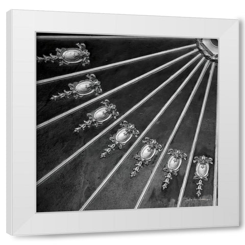 Architectural Design III White Modern Wood Framed Art Print by Van Swearingen, Debra