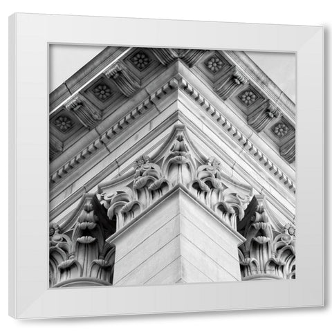 Architectural Design IV White Modern Wood Framed Art Print by Van Swearingen, Debra