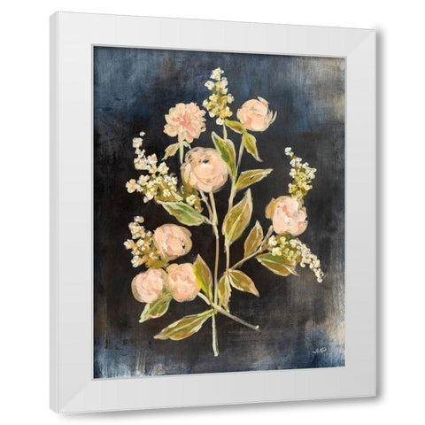 Fleeting Blooms II White Modern Wood Framed Art Print by Purinton, Julia