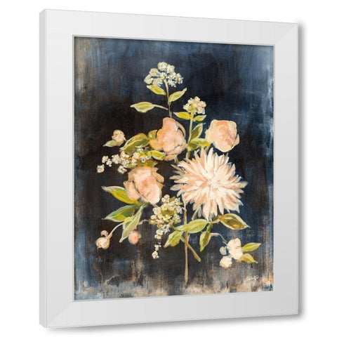Fleeting Blooms III White Modern Wood Framed Art Print by Purinton, Julia