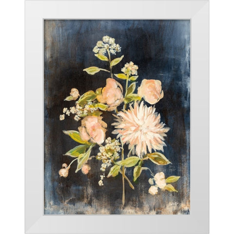 Fleeting Blooms III White Modern Wood Framed Art Print by Purinton, Julia