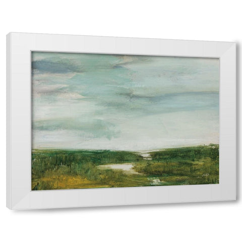 The Path of Water White Modern Wood Framed Art Print by Purinton, Julia