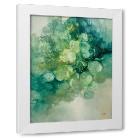 Emerald Pilea I White Modern Wood Framed Art Print by Purinton, Julia