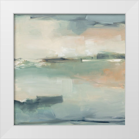 Calm Waters White Modern Wood Framed Art Print by Purinton, Julia