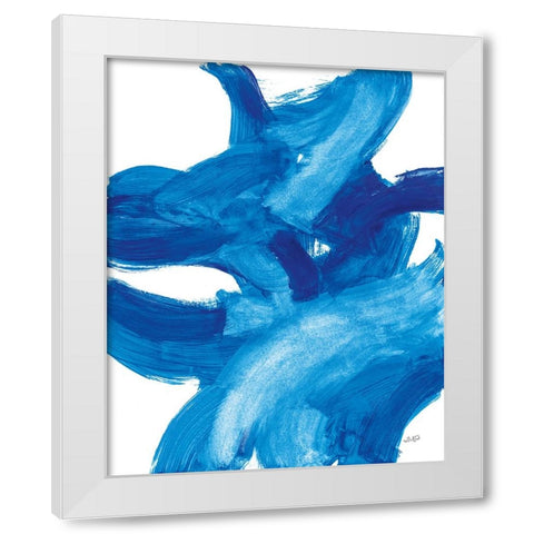 Kinetic II White Modern Wood Framed Art Print by Purinton, Julia