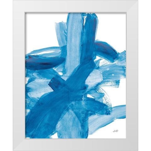 Expressive I White Modern Wood Framed Art Print by Purinton, Julia