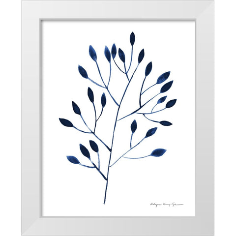 Silhouette of Nature IV White Modern Wood Framed Art Print by Kucwaj-Tybur, Kasia