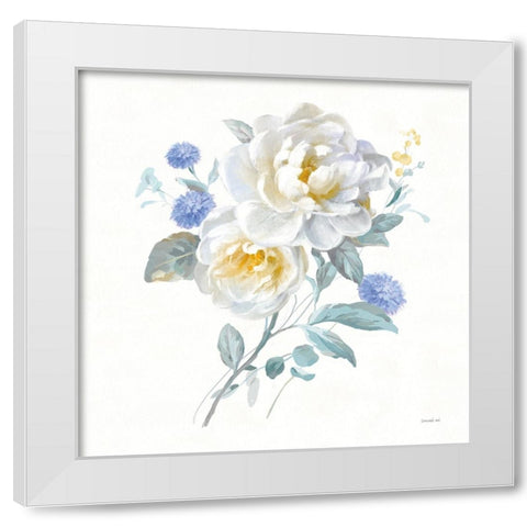 Spring Morning II White Modern Wood Framed Art Print by Nai, Danhui