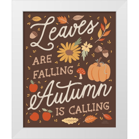 Harvest Wishes IV White Modern Wood Framed Art Print by Marshall, Laura