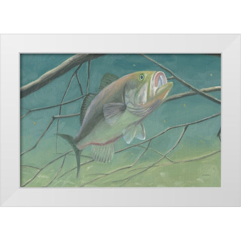 Fresh Catch II White Modern Wood Framed Art Print by Wiens, James