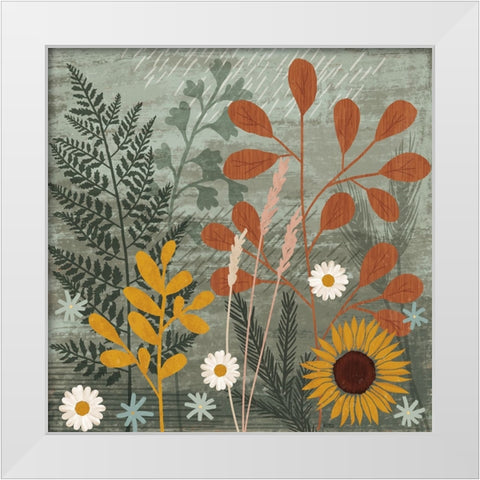 Harvest Craze II White Modern Wood Framed Art Print by Charron, Veronique