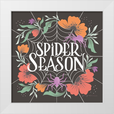 Dark Side VI White Modern Wood Framed Art Print by Graham, Gia