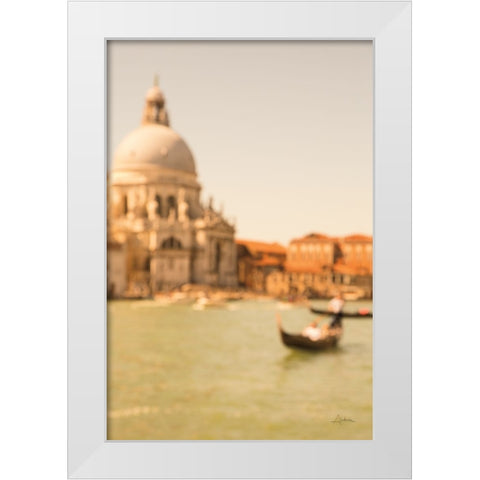 Essence of Venice I White Modern Wood Framed Art Print by Aledanda