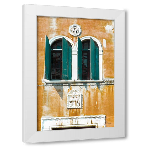 Venice Architecture I White Modern Wood Framed Art Print by Aledanda