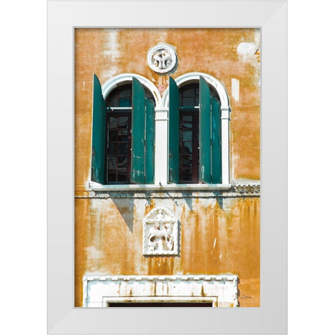 Venice Architecture I White Modern Wood Framed Art Print by Aledanda