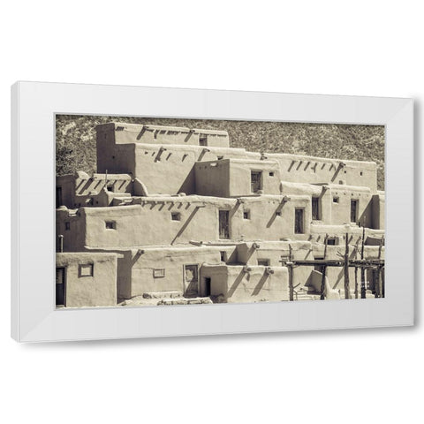 Summer Shadows White Modern Wood Framed Art Print by Larson, Nathan