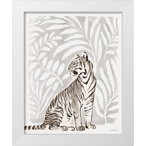 Jungle Cats II Neutral White Modern Wood Framed Art Print by Penner, Janelle