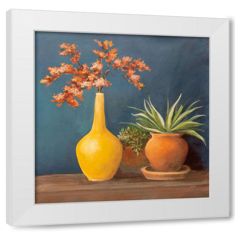 Richness of Life II Deep Blue White Modern Wood Framed Art Print by Purinton, Julia