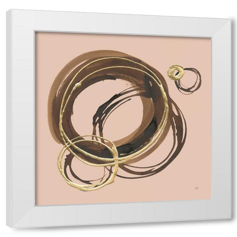 Walnut I White Modern Wood Framed Art Print by Paschke, Chris