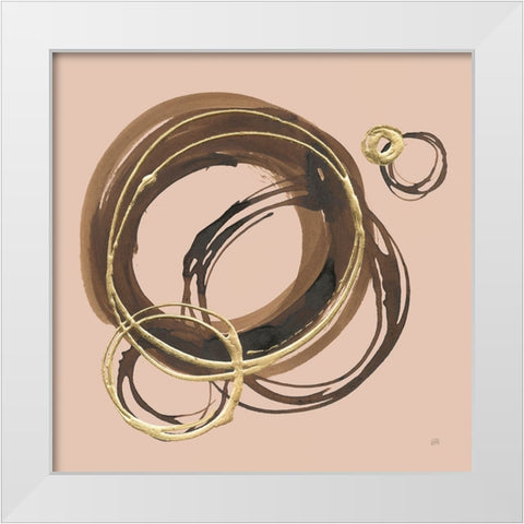 Walnut I White Modern Wood Framed Art Print by Paschke, Chris
