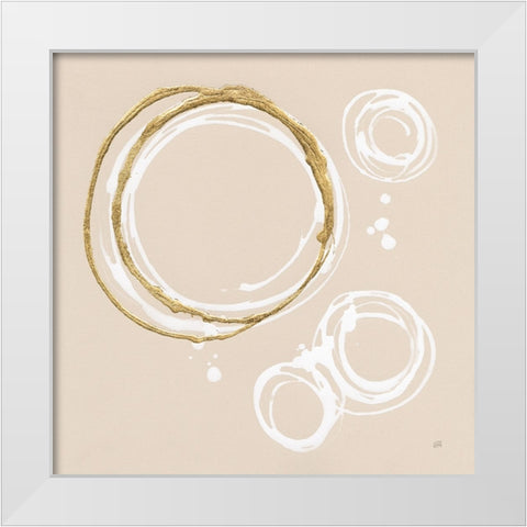 Evolution I White Modern Wood Framed Art Print by Paschke, Chris