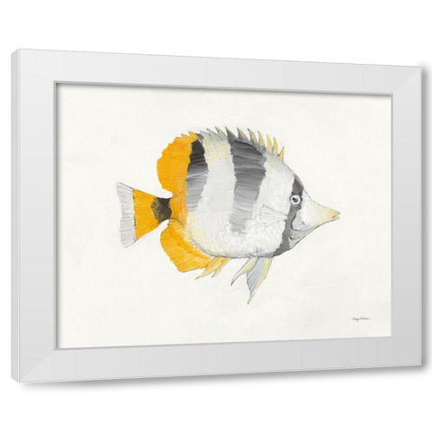 Ocean Life II White Modern Wood Framed Art Print by Tillmon, Avery