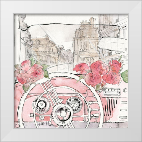 Vintage Travel II White Modern Wood Framed Art Print by Tavoletti, Anne