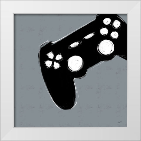 Gaming III White Modern Wood Framed Art Print by York, Leah