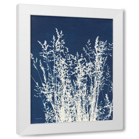 Ornamental Grass I White Modern Wood Framed Art Print by Ferguson, Kathy