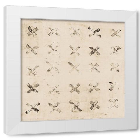 Warm XX White Modern Wood Framed Art Print by Mullan, Michael