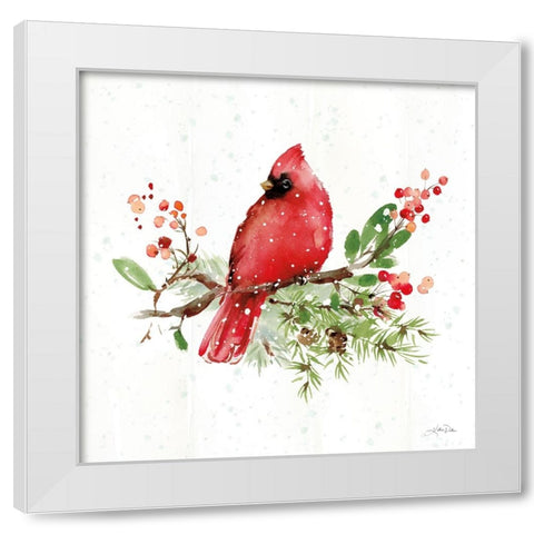 Celebrate the Season II White Modern Wood Framed Art Print by Pete, Katrina