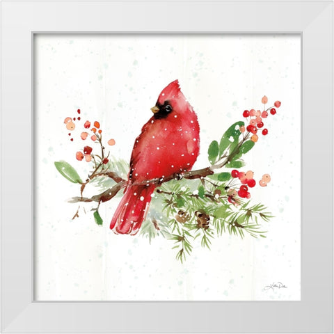 Celebrate the Season II White Modern Wood Framed Art Print by Pete, Katrina