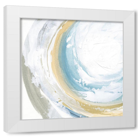 Cyclical III White Modern Wood Framed Art Print by Paschke, Chris