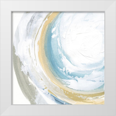 Cyclical III White Modern Wood Framed Art Print by Paschke, Chris