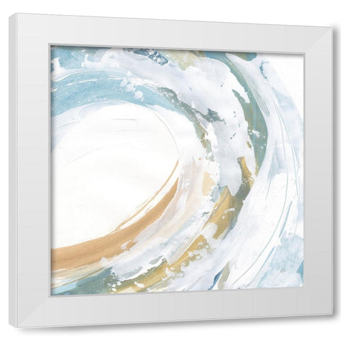 Cyclical IV White Modern Wood Framed Art Print by Paschke, Chris