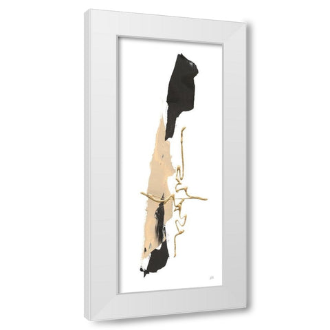 Instinct III White Modern Wood Framed Art Print by Paschke, Chris