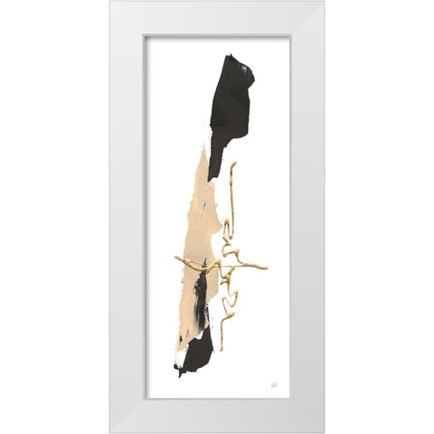 Instinct III White Modern Wood Framed Art Print by Paschke, Chris