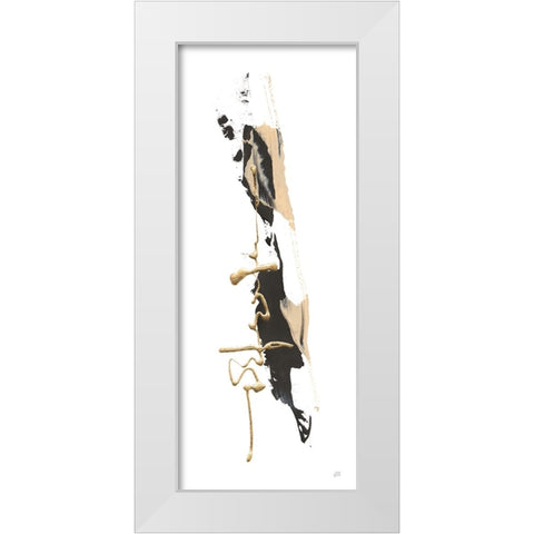 Instinct IV White Modern Wood Framed Art Print by Paschke, Chris