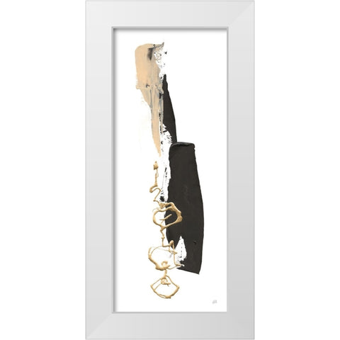 Instinct V White Modern Wood Framed Art Print by Paschke, Chris