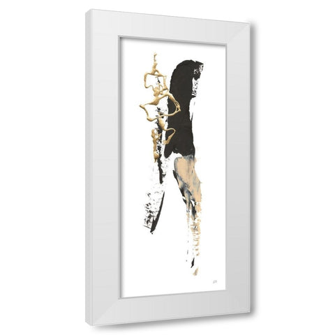 Instinct VI White Modern Wood Framed Art Print by Paschke, Chris