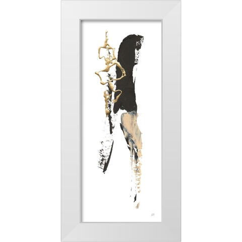 Instinct VI White Modern Wood Framed Art Print by Paschke, Chris