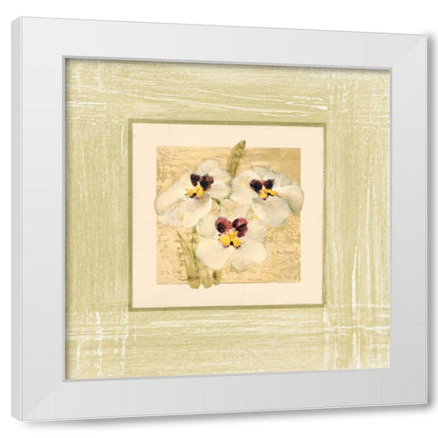 Exotic Floral I White Modern Wood Framed Art Print by Blum, Cheri